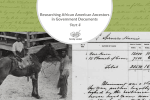 Researching African American Ancestors in Government Documents Part 4: Southern Claims Commission