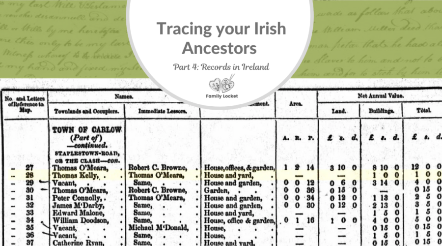 Tracing Your Irish Ancestors Part 4: Records in Ireland