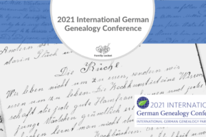 2021 International German Genealogy Conference