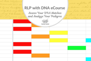 RLP DNA e-course Part 1: Assess Your DNA Matches and Analyze Your Pedigree