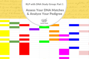RLP with DNA Study Group: Part 1 Assess Your DNA Matches & Analyze Your Pedigree