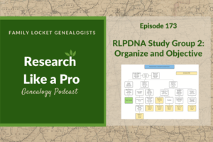 RLP 173: RLPDNA Study Group 2 – Organize and Objective