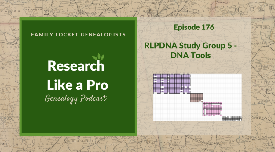 RLP 176: RLPDNA Study Group 5 – DNA Tools