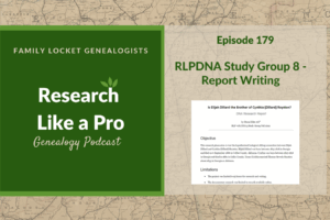 RLP 179: RLPDNA Study Group 8 – Report Writing