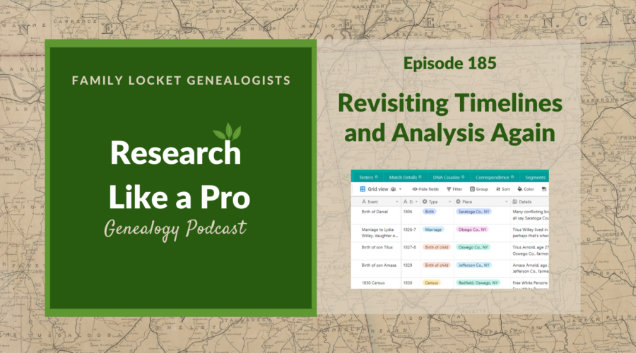 RLP 185: Revisiting Timelines and Analysis Again