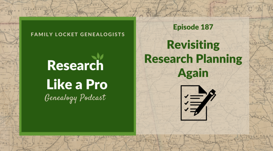 RLP 187: Revisiting Research Planning Again