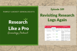 RLP 189: Revisiting Research Logs Again