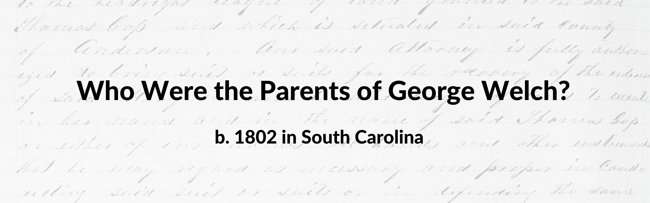 George Welche Parents of George Welch – Family Locket