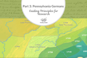Part 3: Pennsylvania Germans: Guiding Principles for Research