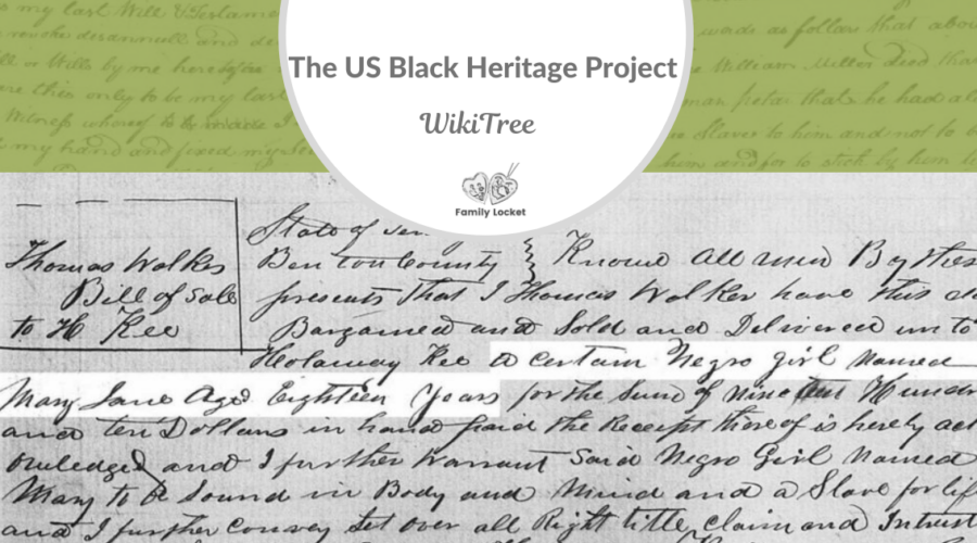 The US Black Heritage Project at WikiTree