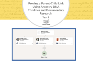 Proving a Parent-Child Link Using Ancestry DNA Thrulines and Documentary Research: Part 1