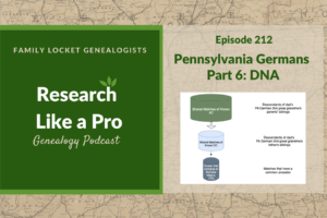 RLP 212: Pennsylvania Germans Part 6 – DNA