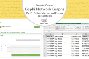 Creating Gephi Network Graphs Part 1: Gather Matches and Prepare Spreadsheets