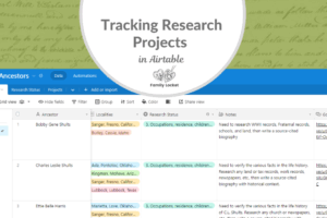 Tracking Research Projects in Airtable