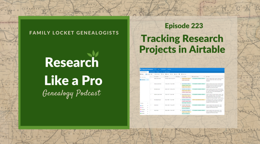 RLP 223: Tracking Research Projects in Airtable