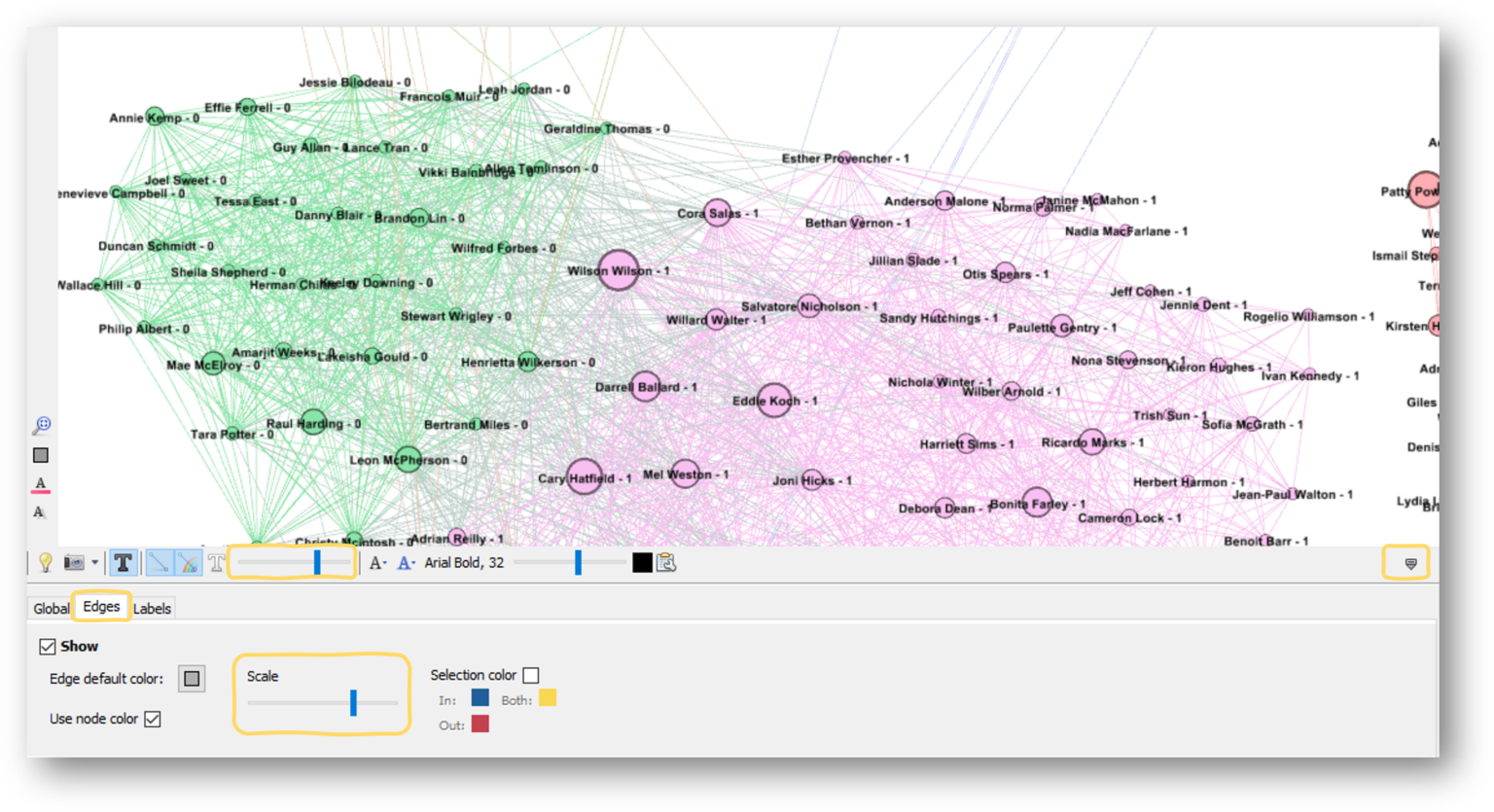 Creating Gephi Network Graphs Part 3: Adjusting the Network Graph ...