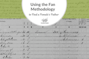 Using the Fan Methodology to Find a Female’s Father