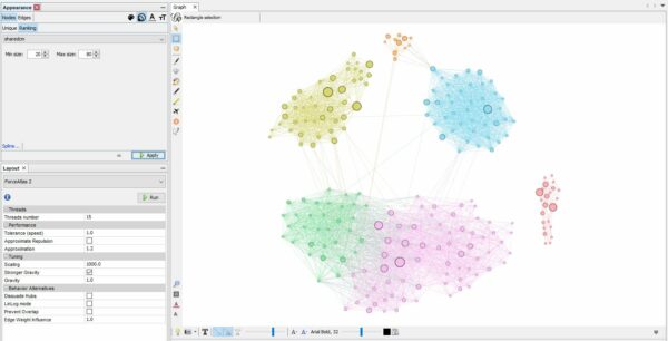 Creating Gephi Network Graphs Part 3: Adjusting the Network Graph ...