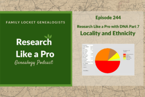 RLP 244: RLP with DNA 7 – Locality and Ethnicity