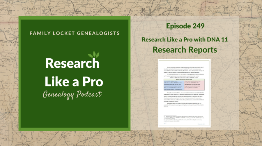 RLP 249: RLP with DNA 11 – Research Reports