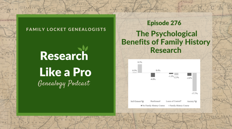 RLP 276: The Psychological Benefits of Family History Research