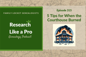RLP 315: Tips for When the Courthouse Burned