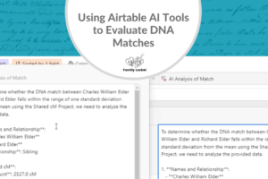 Using Airtable AI Tools to Evaluate DNA Matches
