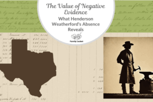 The Value of Negative Evidence: What Henderson Weatherford’s Absence Reveals