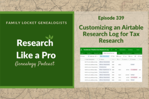RLP 339: Customizing an Airtable Research Log for Tax Research