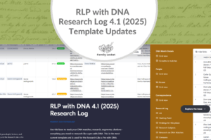 RLP with DNA Research Log 4.1 (2025) Airtable Template Updates