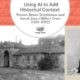 Boston Union Workhouse and Sarah Jane (Miller) Creer (1841-1902): Using AI to Add Historical Context