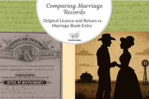 Comparing Marriage Records: Original Licence and Return vs Marriage Book Entry