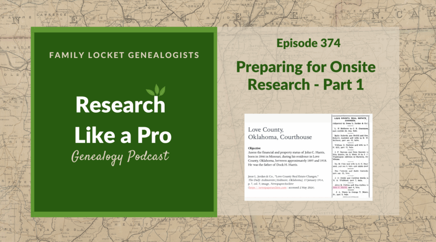 RLP 374: Preparing for Onsite Research – Part 1