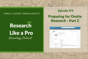 RLP 375: Preparing for Onsite Research – Part 2