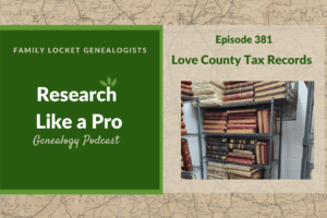 RLP 381: Love County Tax Records