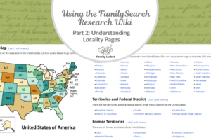 Using the FamilySearch Research Wiki – Part 2: Understanding Locality Pages