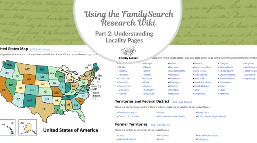 Using the FamilySearch Research Wiki – Part 2: Understanding Locality Pages