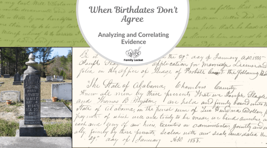 When Birthdates Don’t Agree: Analyzing and Correlating Evidence