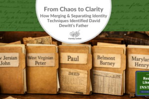 From Chaos to Clarity: How Merging & Separating Identity Techniques Identified David Dewitt’s Father