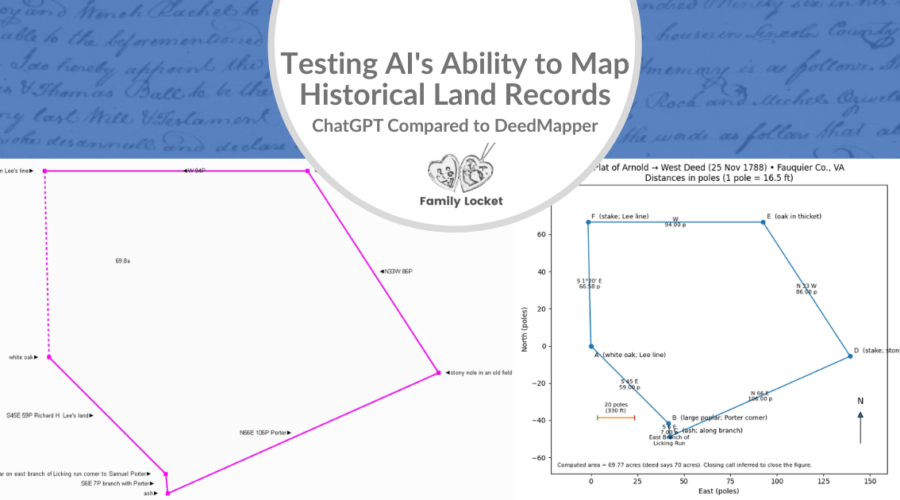 Testing AI’s Ability to Map Historical Land Records: ChatGPT Compared to DeedMapper