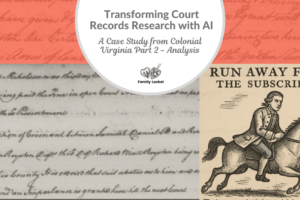 Transforming Court Records Research with AI: A Case Study from Colonial Virginia Part 2: Analysis