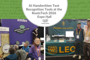AI Handwritten Text Recognition Tools at the RootsTech Expo Hall