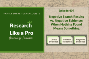RLP 409: Negative Search Results vs. Negative Evidence: When Nothing Found Means Something