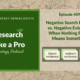 RLP 409: Negative Search Results vs. Negative Evidence: When Nothing Found Means Something