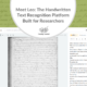 Meet Leo: The Handwritten Text Recognition Platform Built for Researchers