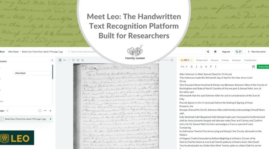 Meet Leo: The Handwritten Text Recognition Platform Built for Researchers