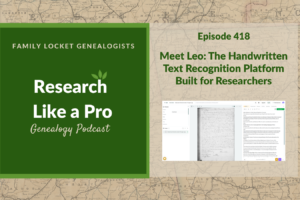 RLP 418: Meet Leo – The Handwritten Text Recognition Platform Built for Researchers