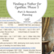 Finding a Father for Cynthia: Phase 5 – Part 3: Research Planning