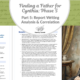 Finding a Father for Cynthia: Phase 5 – Part 5: Report Writing – Analysis & Correlation