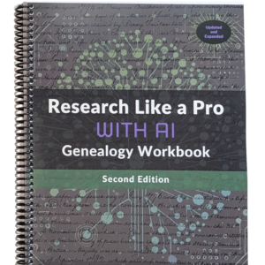 Research Like a Pro with AI Workbook – Second Edition (spiral bound book only)